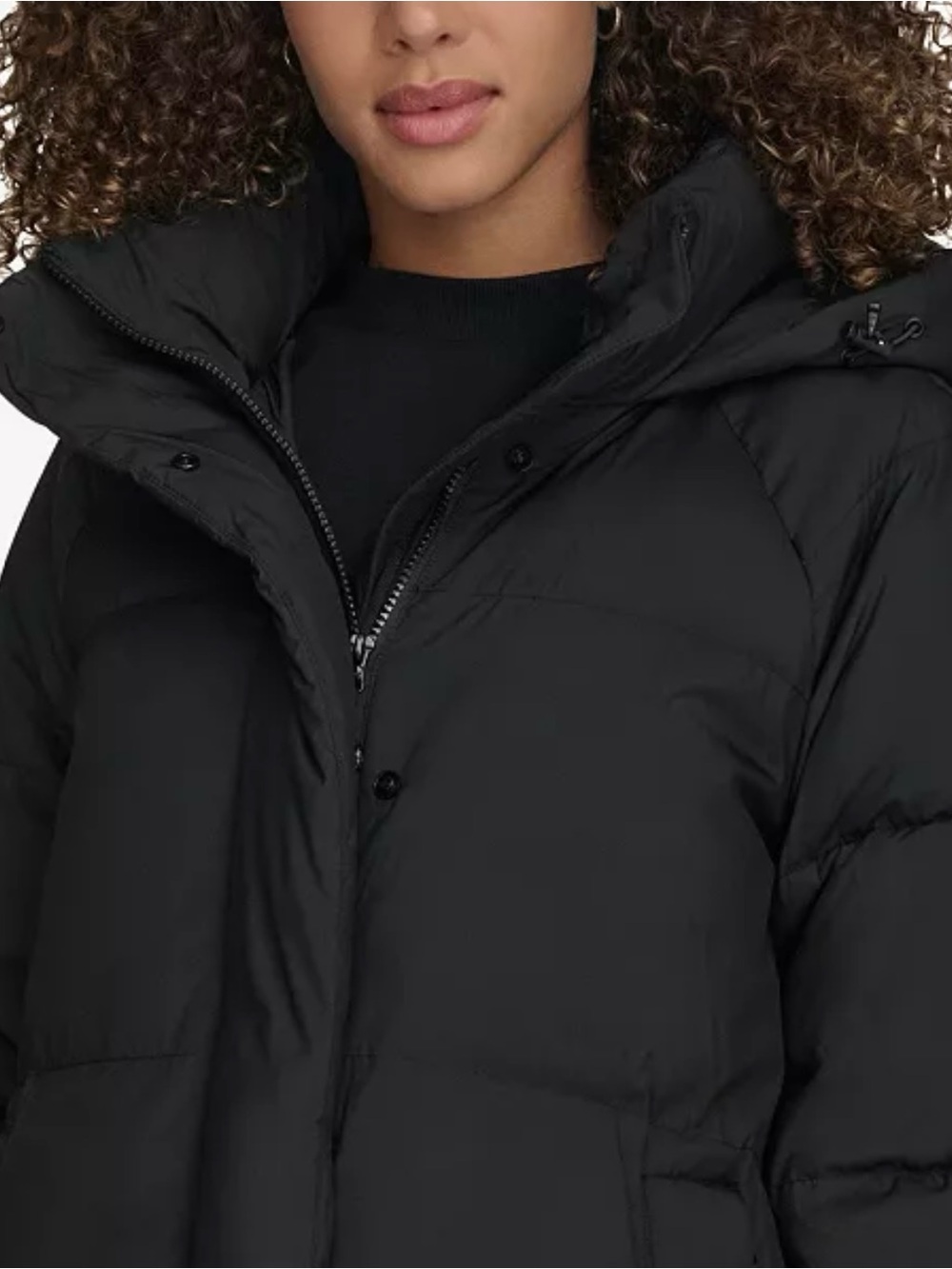 NWOT Levi’s Women's Winter Extra Long Quilted Parka, Coat, Large - Picture 5 of 11